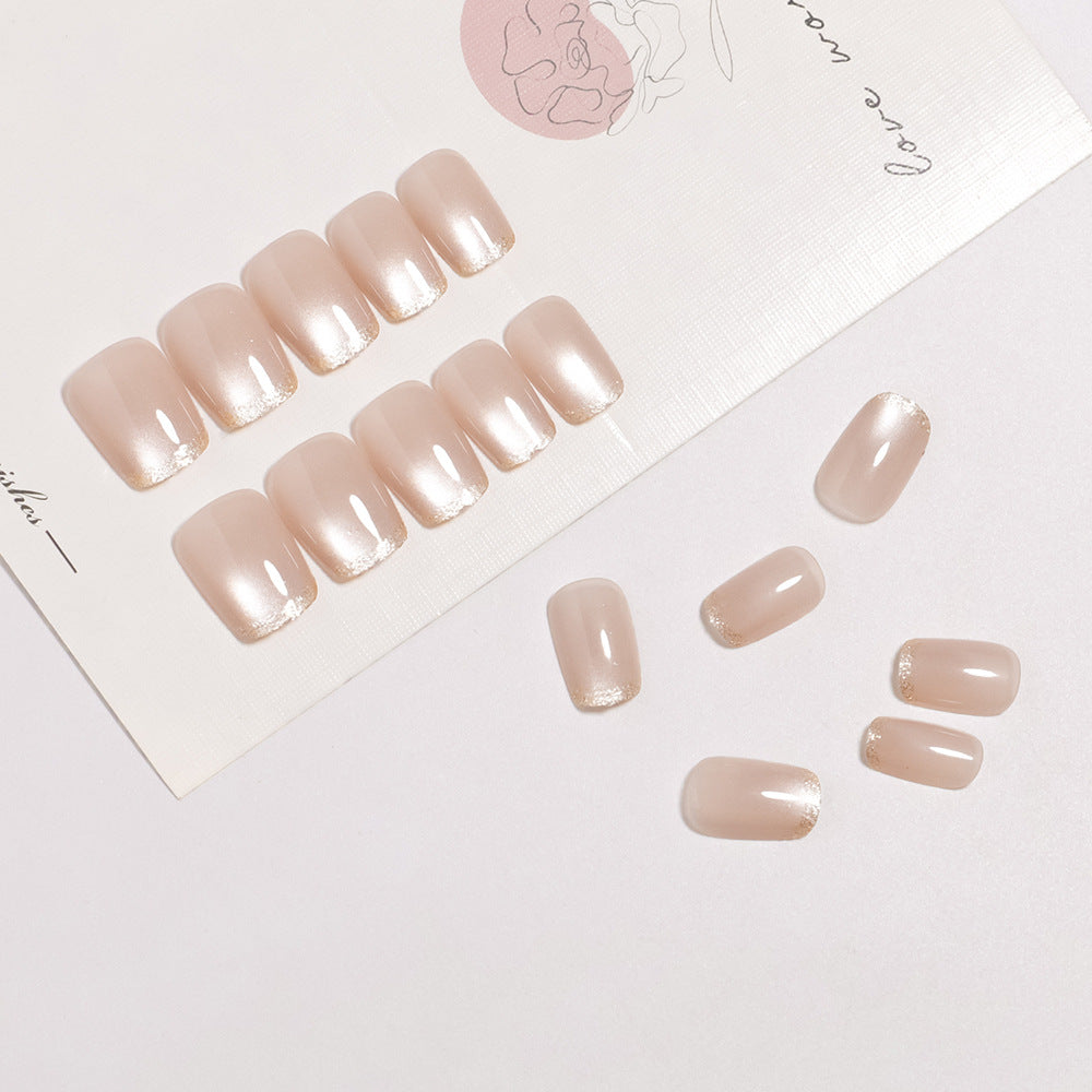 Premium Glänzende Nagelkunst Press-On Nägel Karnz