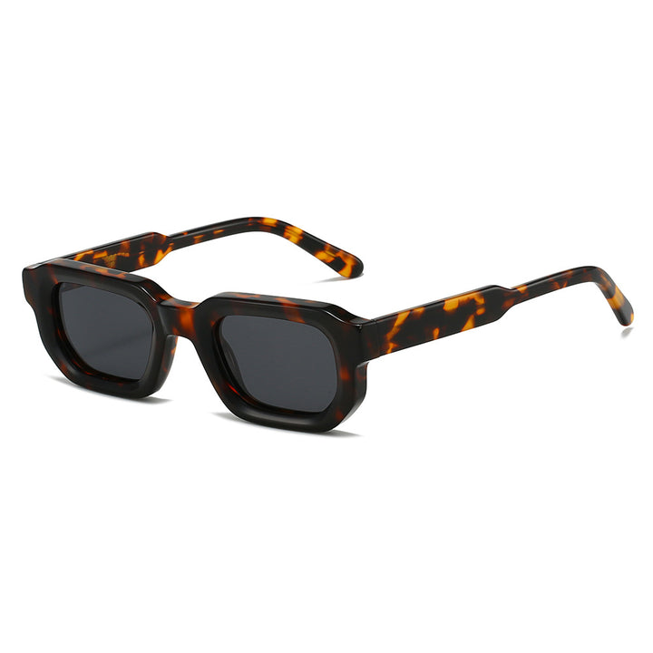 Damen moderne Sonnenbrille mit eckigem Rahmen und UV-Schutz Karnz
