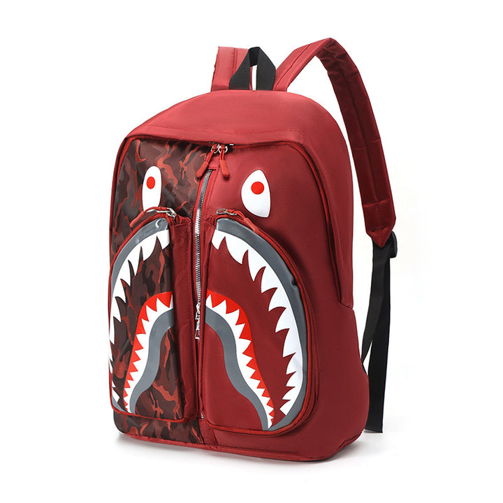 Haifisch-Themen Cartoon Rucksack