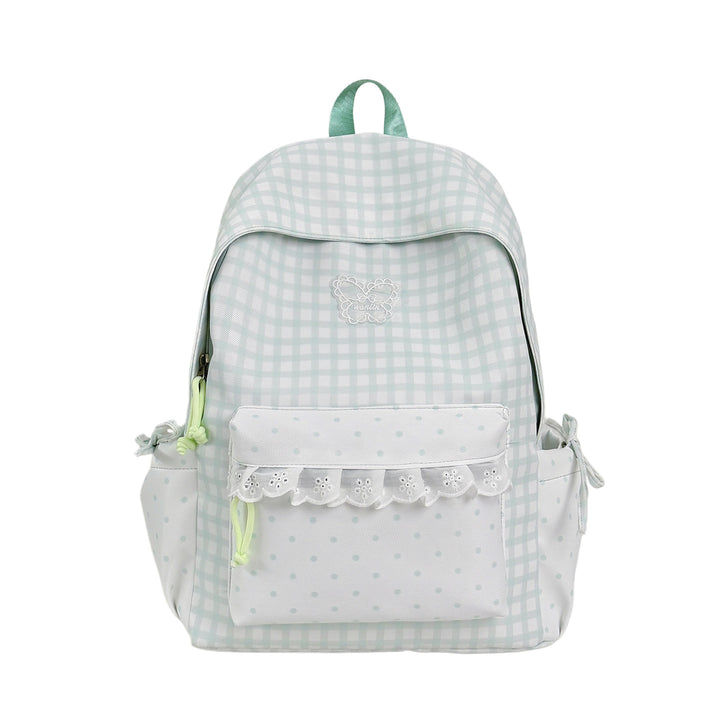 Spaß Gingham-Muster Rucksack Karnz