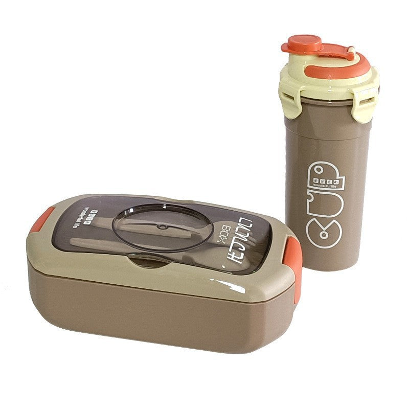 Stylische Lunchbox und Wasserflasche Set