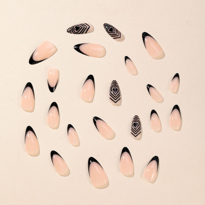 Künstlerische Stiletto Nagelkunstverlängerungen Karnz
