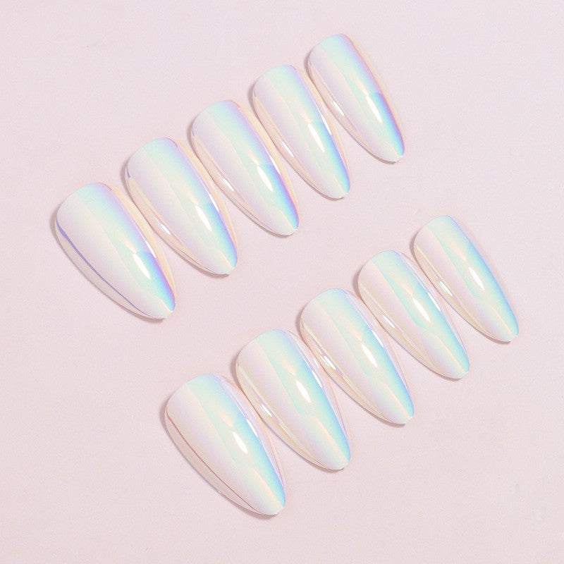 Iridescent Stiletto Press-On Nagelset Karnz