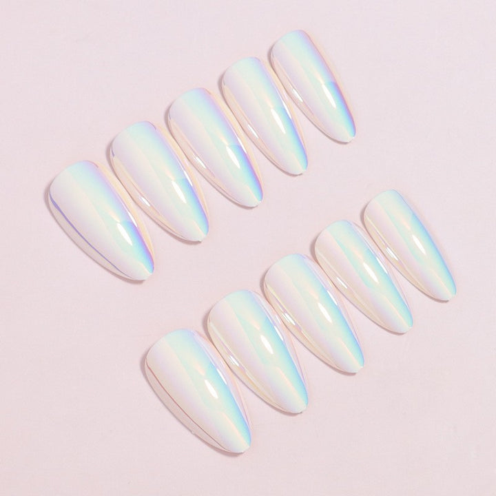 Iridescent Stiletto Press-On Nagelset Karnz