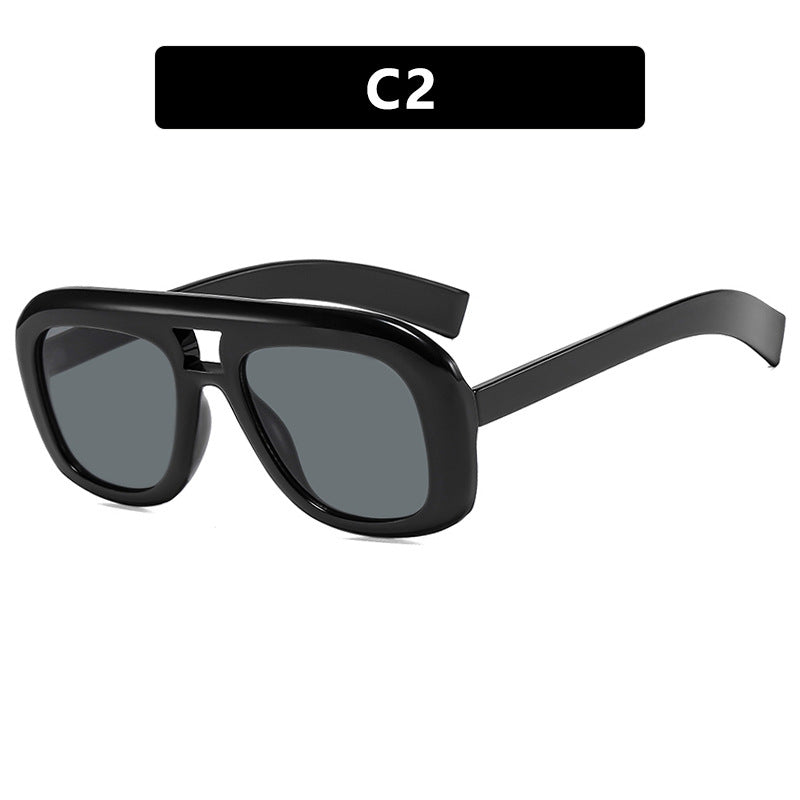 Damen markante Sonnenbrille im eleganten Stil Karnz