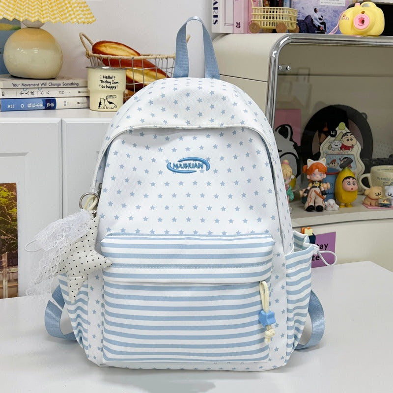 Stylischer Sternmuster Casual Rucksack Karnz