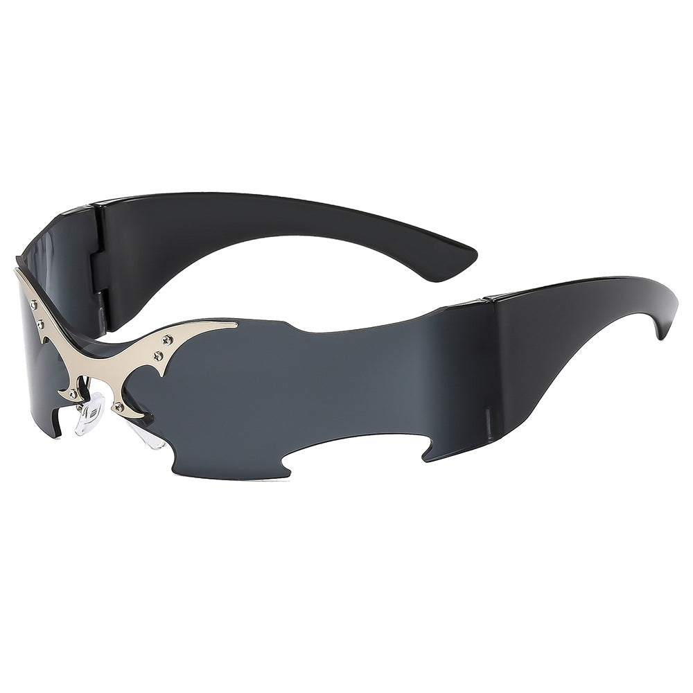 Damen futuristische Sportsonnenbrille Karnz