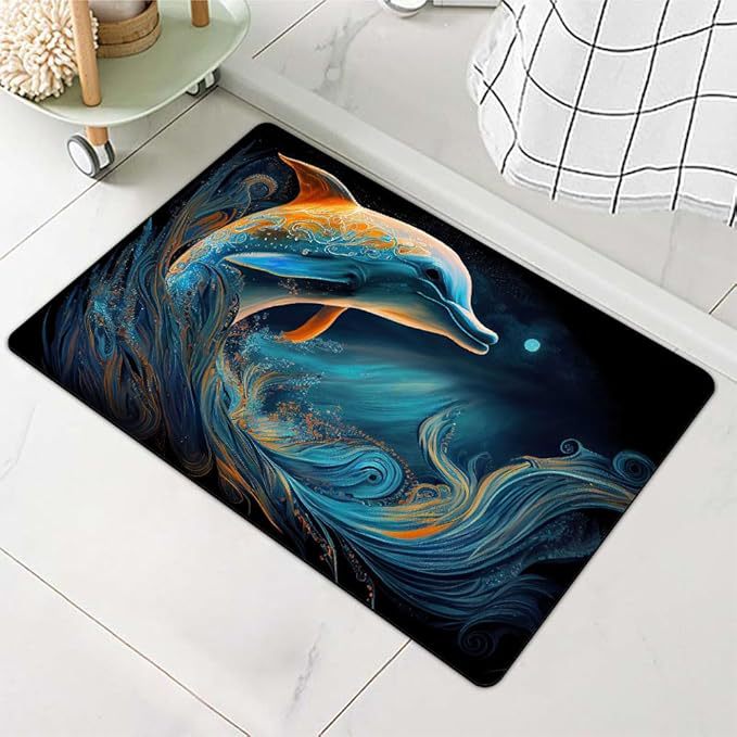 Stylische Wasserabweisende Badematte Karnz