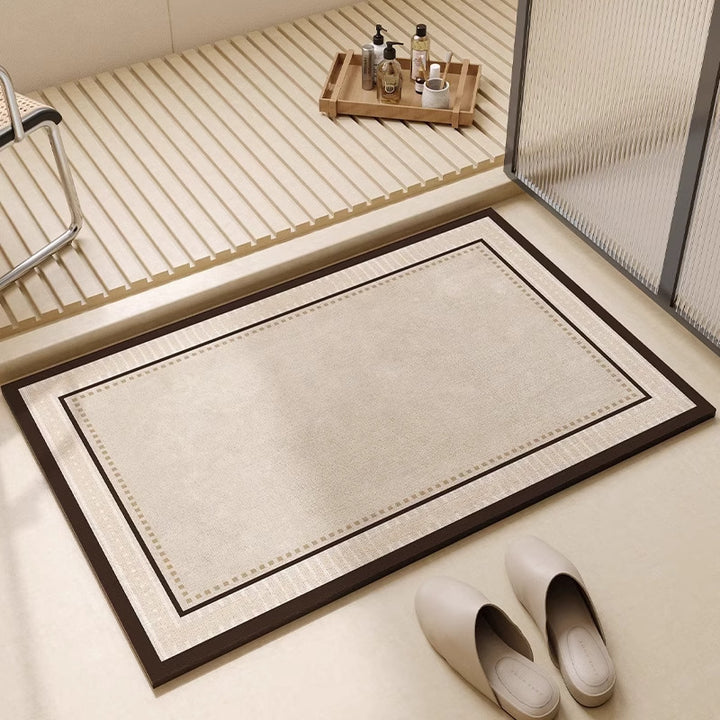 Elegante weiche rutschfeste Badematte
