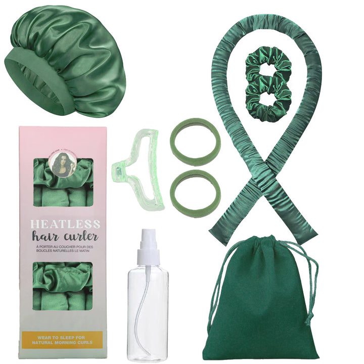 Hitzefreies Locken-Set mit Haarband und Zubehör