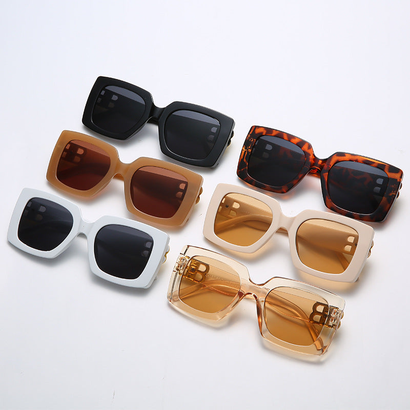 Damen oversized Sonnenbrille mit elegantem Design und luxuriösen Details Karnz