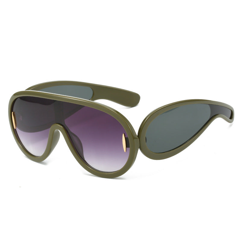 Damen fashion-forward Sportsonnenbrille Karnz