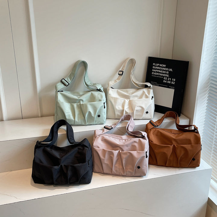 Stylische Mehrfachfach Schultertasche Karnz
