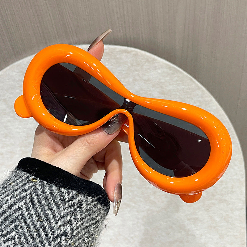 Damen außergewöhnliche Sonnenbrille Karnz