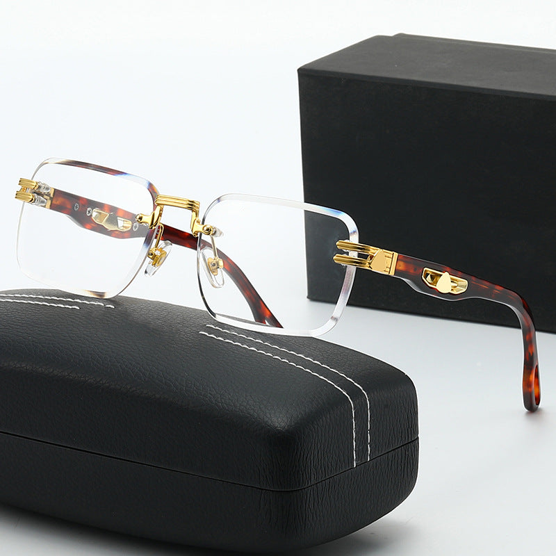 Damen stilvolle quadratische Korrektionsbrille Karnz