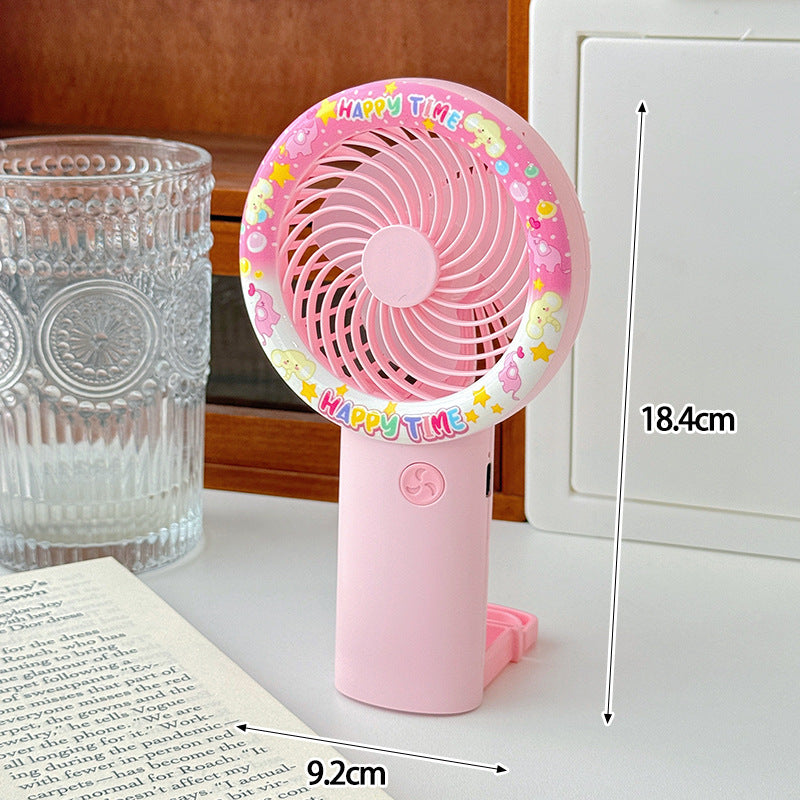 Damen Tragbarer Handventilator mit kreativem Tiermotiv Karnz
