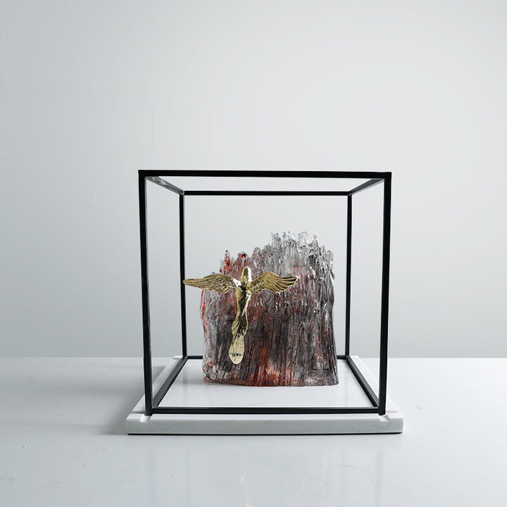 Künstlerische Glas Skulptur
