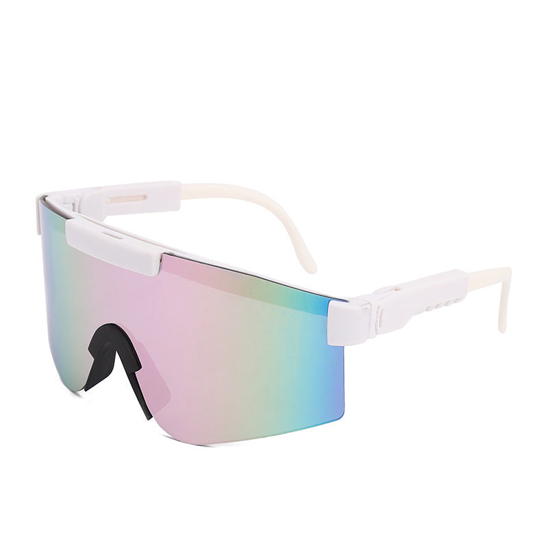 Damen Sportliche Statement-Sonnenbrille im modernen Design Karnz