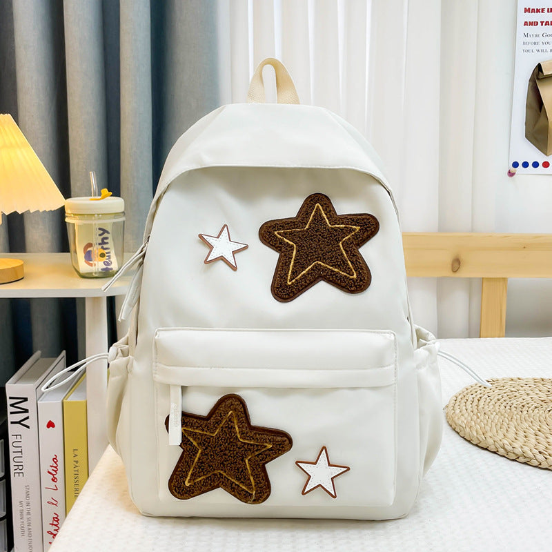 Lässiger Rucksack mit Sternen-Muster