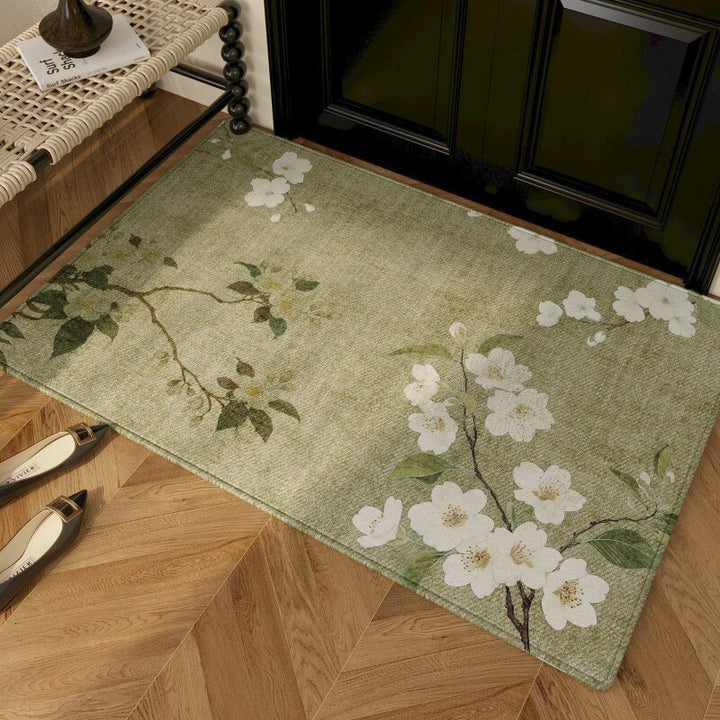 Elegante florale Design Eingangsmatte