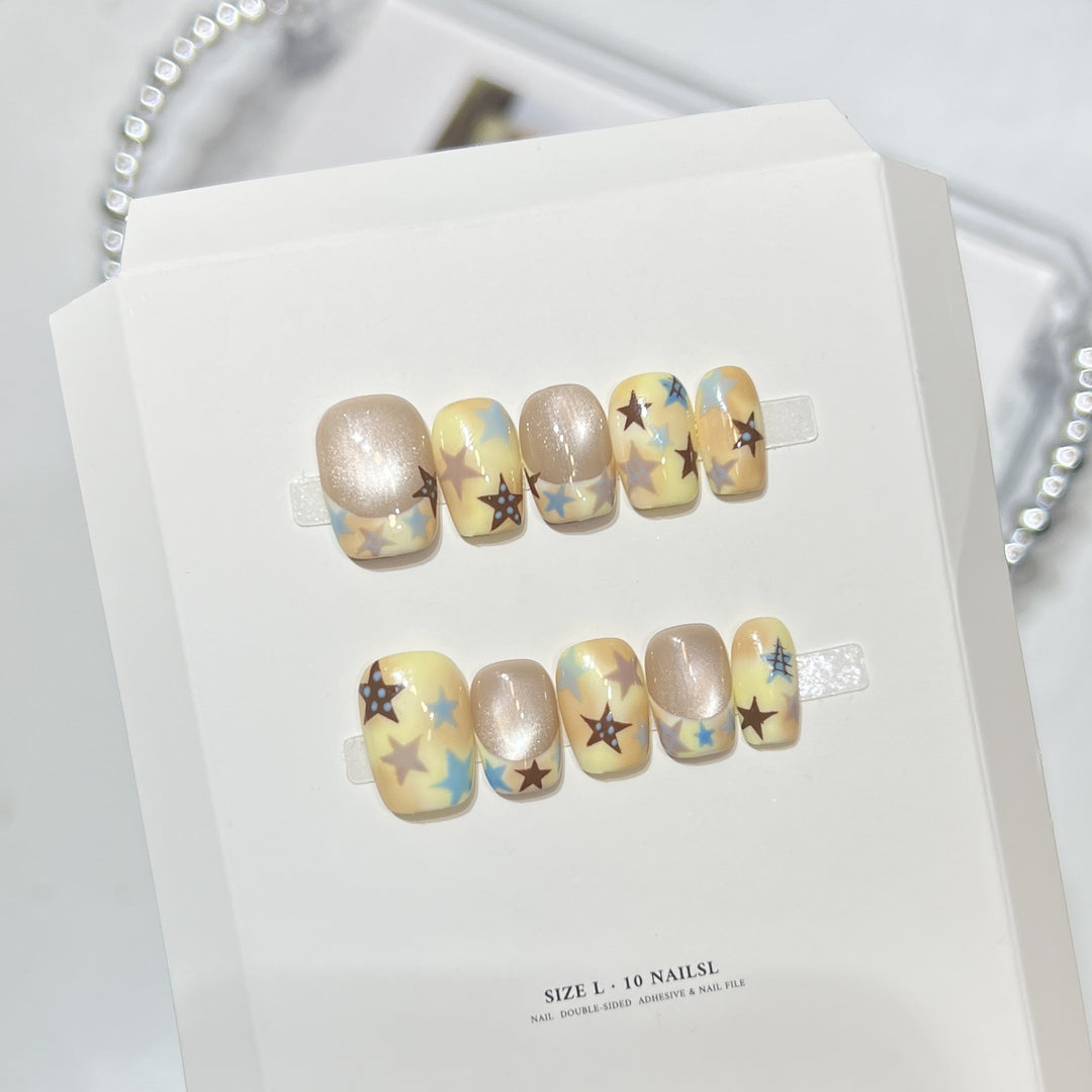 Künstlerisches Sternen-Nagelkunst-Set