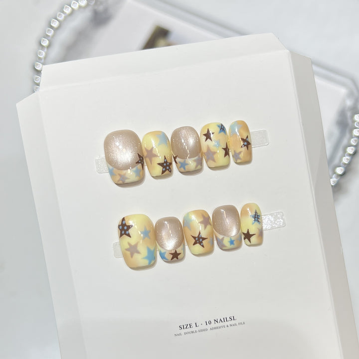 Künstlerisches Sternen-Nagelkunst-Set