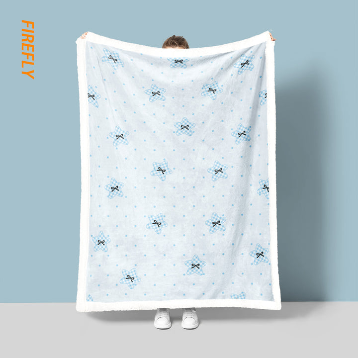 Gemütliche sternenmuster Fleece-Decke