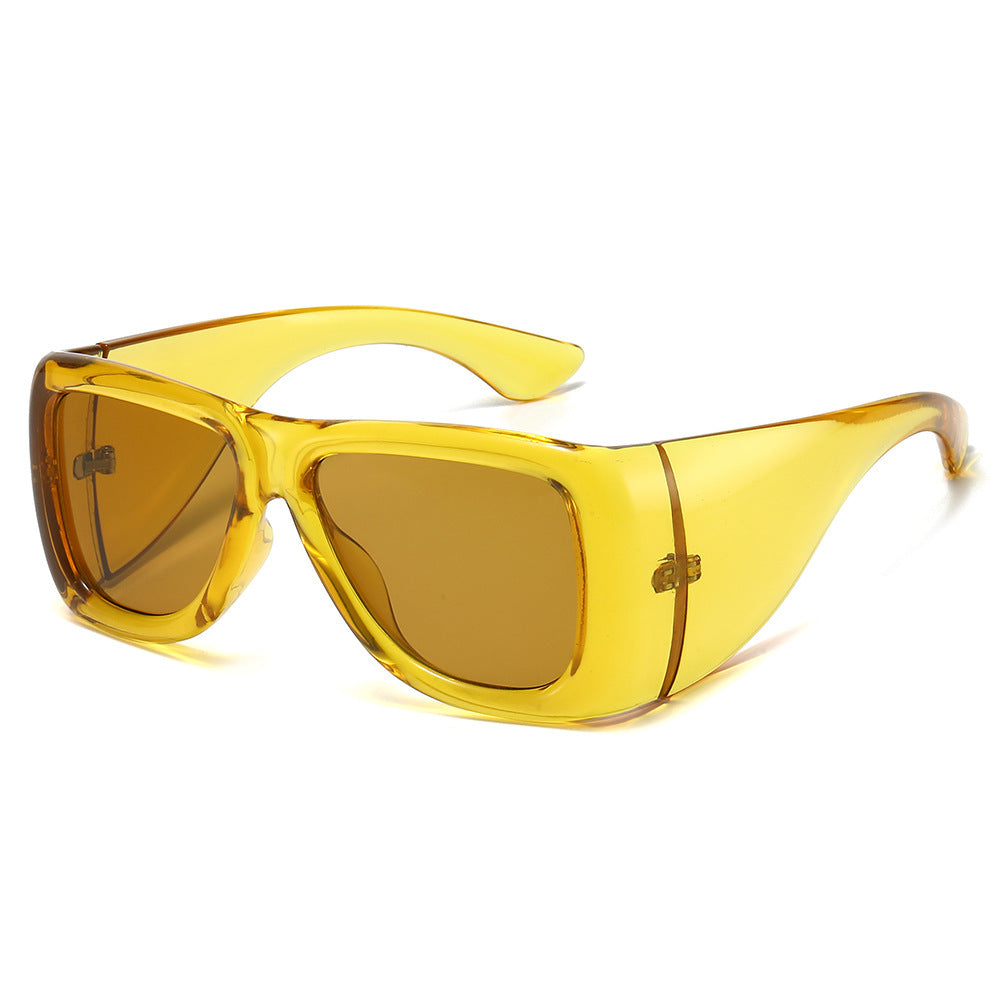 Oversized modegetriebenen Shield-Sonnenbrillen Karnz