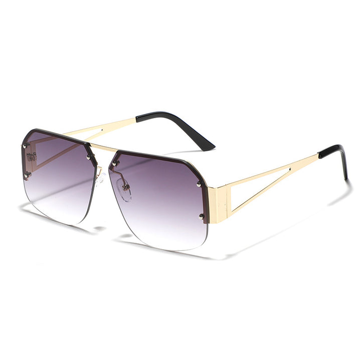 Damen oversized Sonnenbrille mit markantem Rahmen und sanften Farbverlauf Karnz