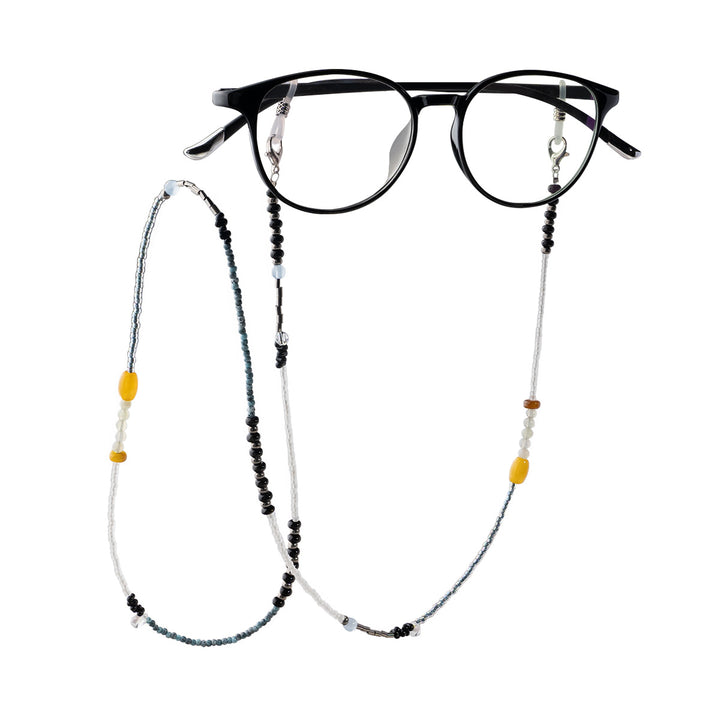 Handgefertigte Perlen-Brillenhalter-Kette Karnz