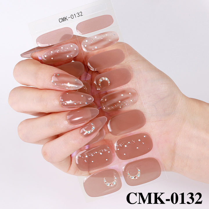 Elegante Ombre-Nagelsticker