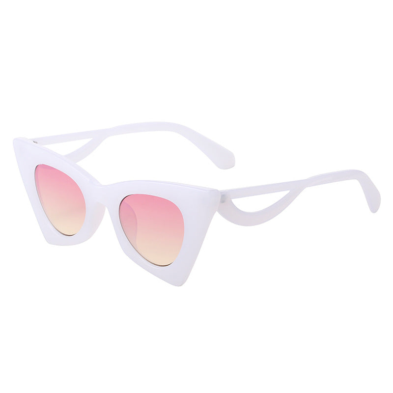 Damen Cat-Eye Sonnenbrille mit eleganten Design-Elementen Karnz
