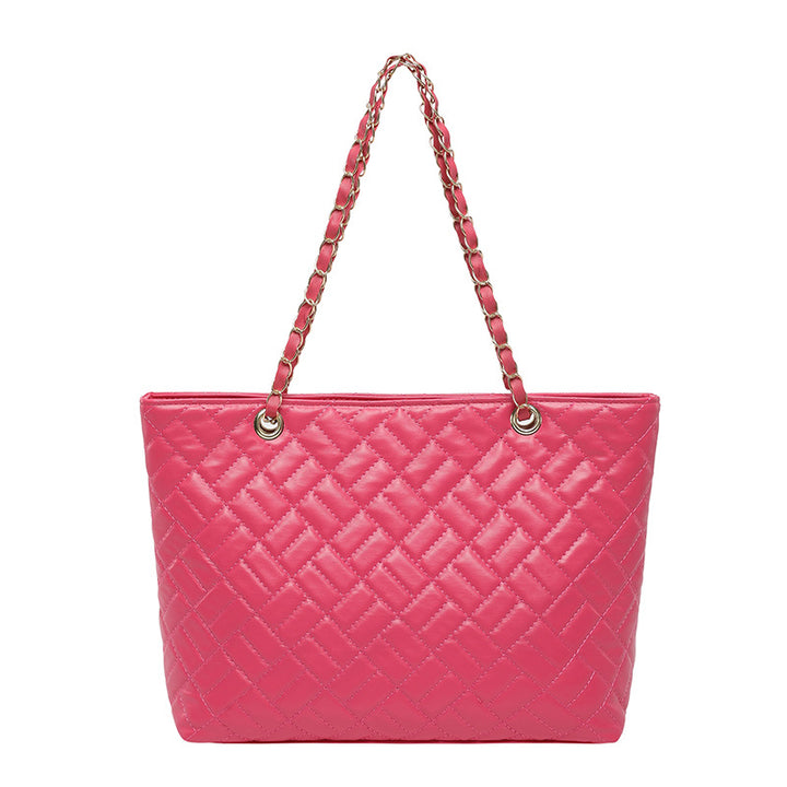 WoQuilted Tote Bag mit Kettengriffen Karnz