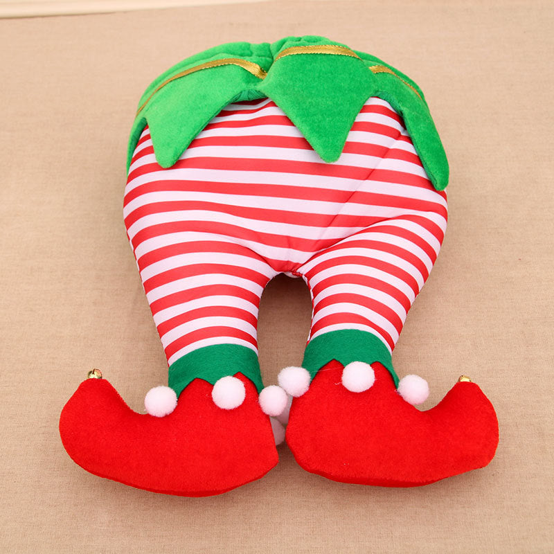 Dekoratives Santa Bein Kissen Karnz