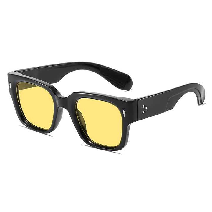 Bold Chunky Vintage Square Sonnenbrille Karnz