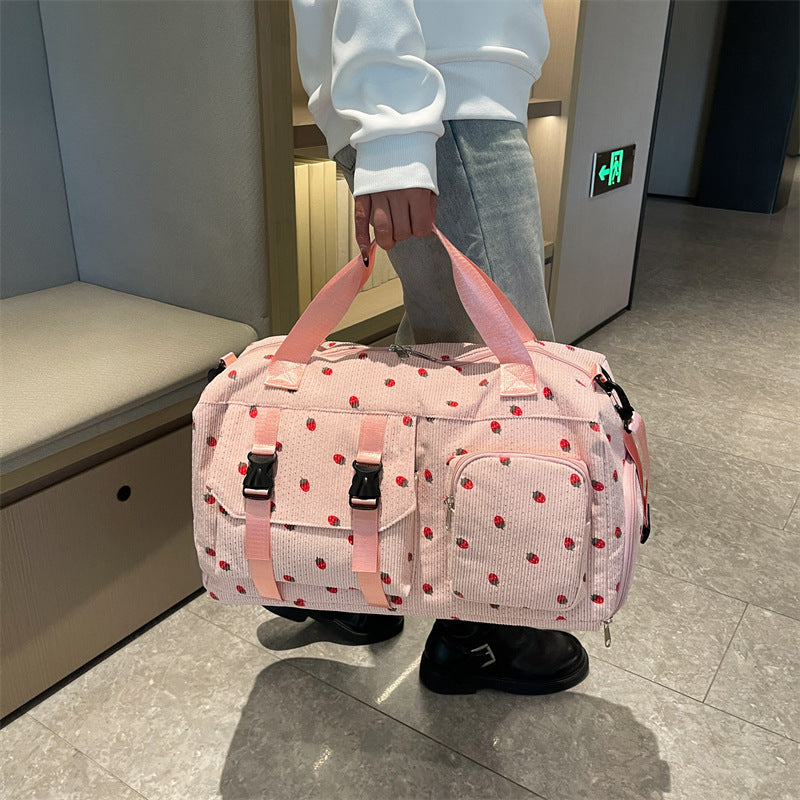 Blumenmuster Reise Duffel