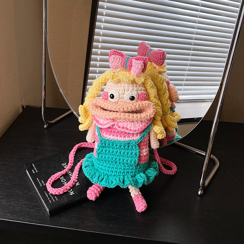 Häkel Charakter Mini Rucksack