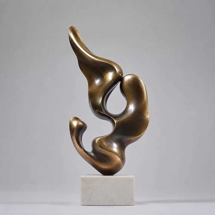 Moderne abstrakte dekorative Skulptur
