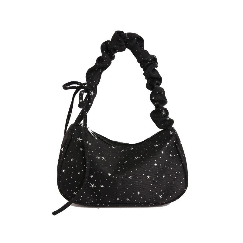 WoChic Schlaff Star-Muster Handtasche Karnz