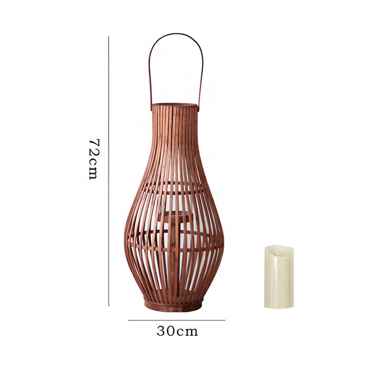 Elegante Rattan-Laterne Karnz