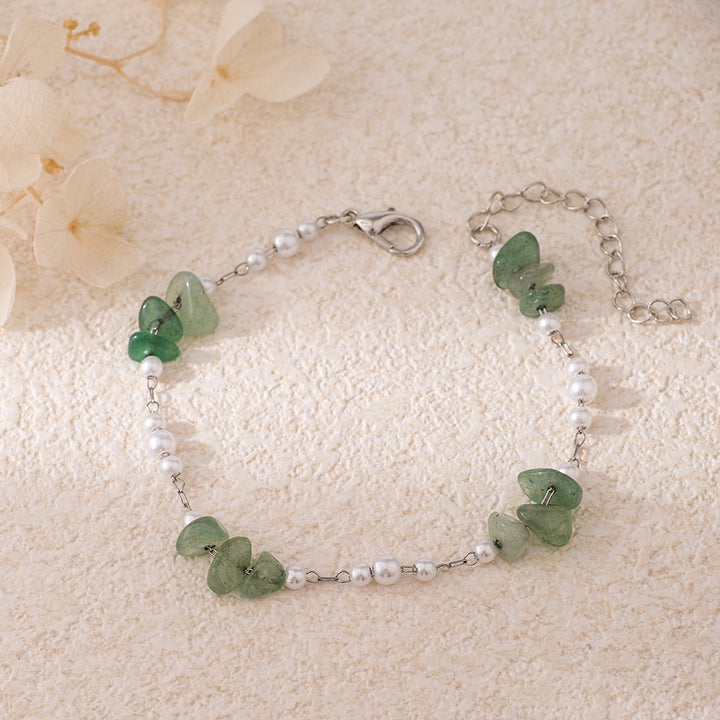 Chic Perlen- und Edelsteinarmband Karnz