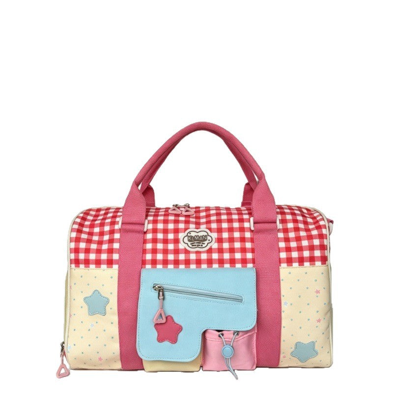 Verspielte gemusterte Reisetasche Karnz