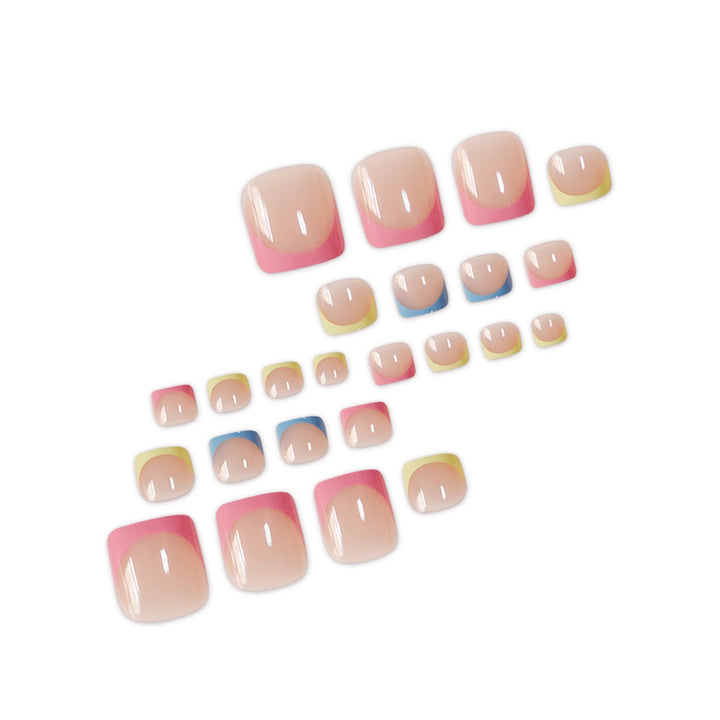 Dekoratives French Tip Nail Art Set Karnz