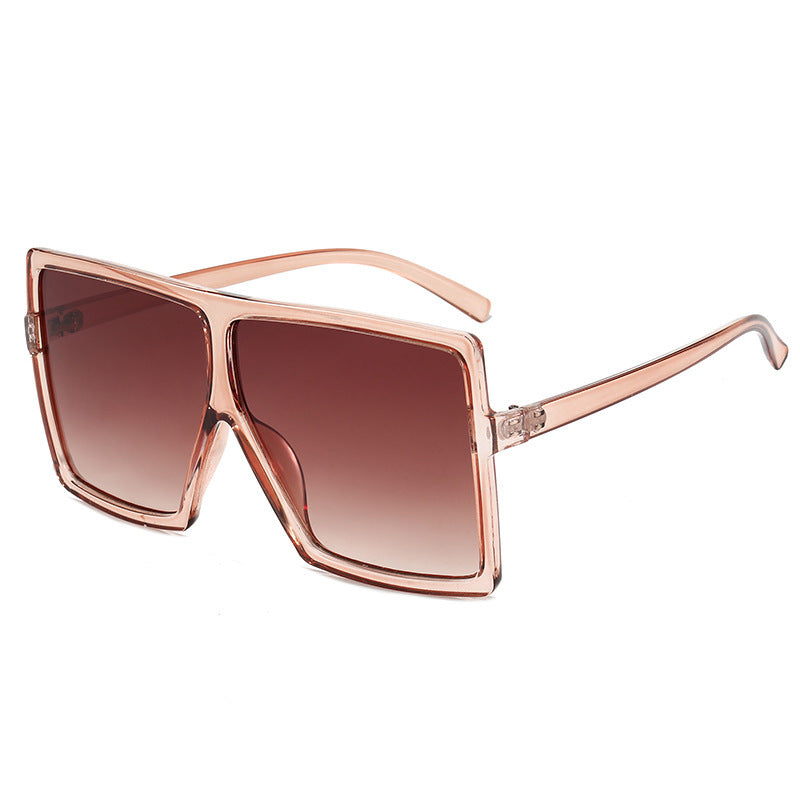Damen Oversized Sonnenbrille im modischen geometrischen Design Karnz