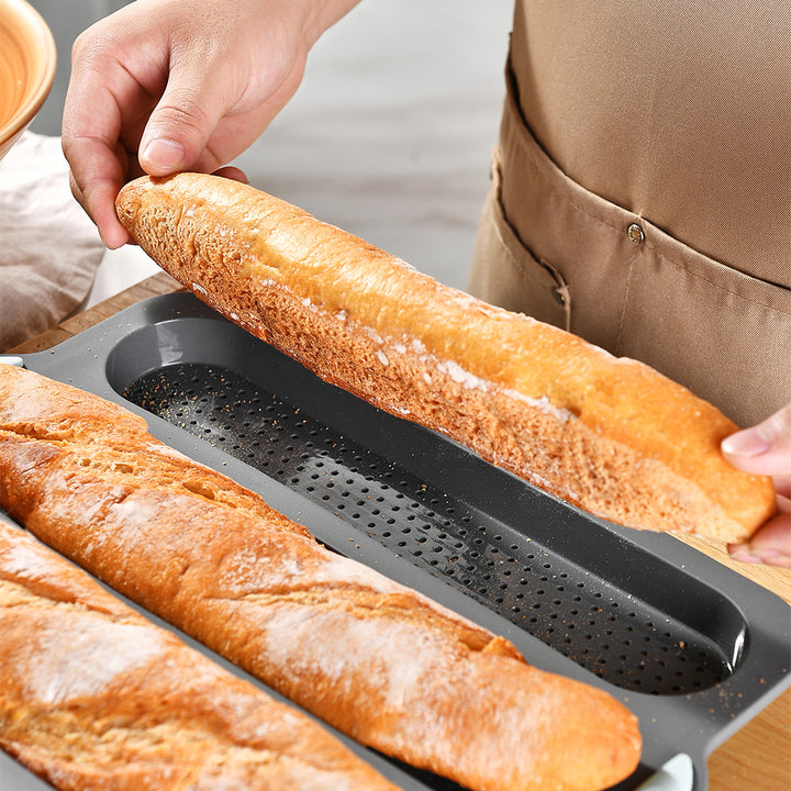 Silikon-Brotbackform mit Antihaftbeschichtung und Stabilen Griffen Karnz