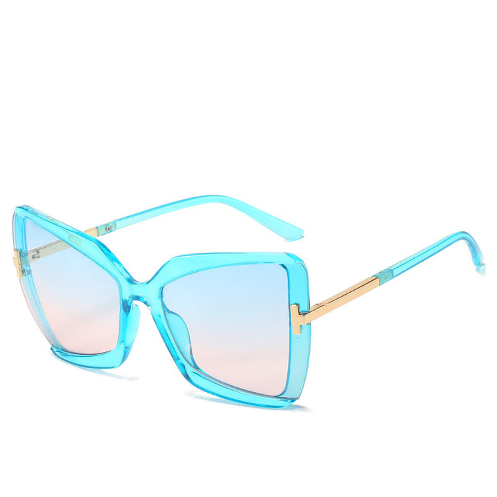 Luxuriöse Übergroße Schild Sonnenbrille Karnz