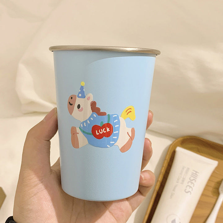 Trinkbecher mit Lustigem Kuhdesign Karnz