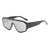 Damen Modische Oversized-Sonnenbrille im futuristischen Design Karnz