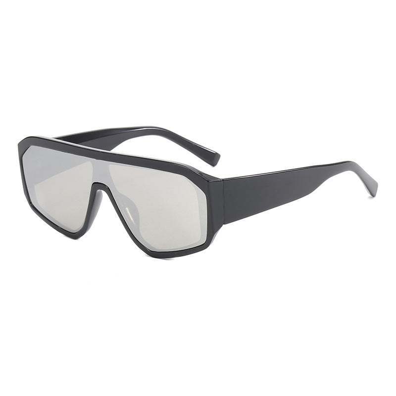 Damen oversized Sonnenbrille im modernen Design mit breitem Rahmen Karnz