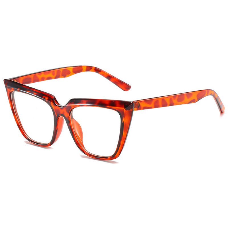 Damen Geometrische Oversized-Sonnenbrille Karnz